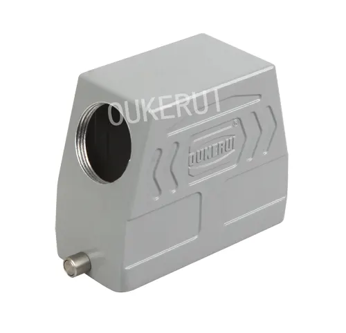 16B Side Entry PG21 Plug Connector ฮู้ดสำหรับงานหนัก