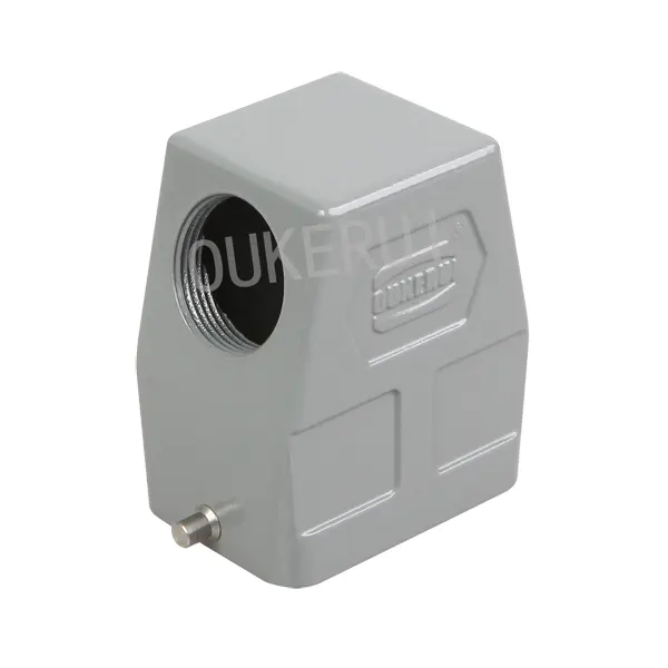 6B Side Entry PG16 Plug Connector ฮู้ดสำหรับงานหนัก