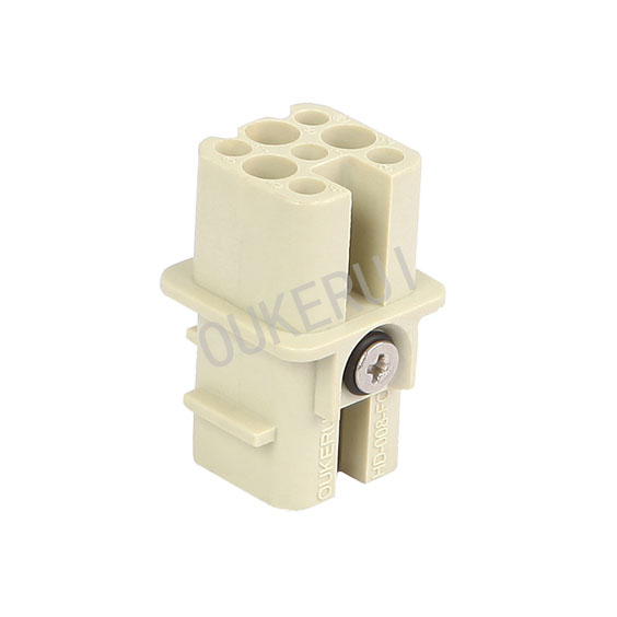 8Pin 10A Heavy Duty Connector หญิงแทรก